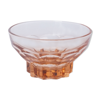Orange glass saucer
