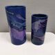 Two beautiful vases from Danish Knabstrup, Marina series 1970s.