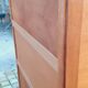 Vintage cabinet from the 50s in solid oak with compass feet