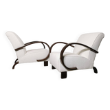 Armchairs by Jindrich Halabala, 1940s