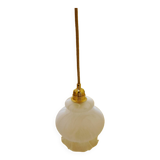 Opaline tulip pendant light