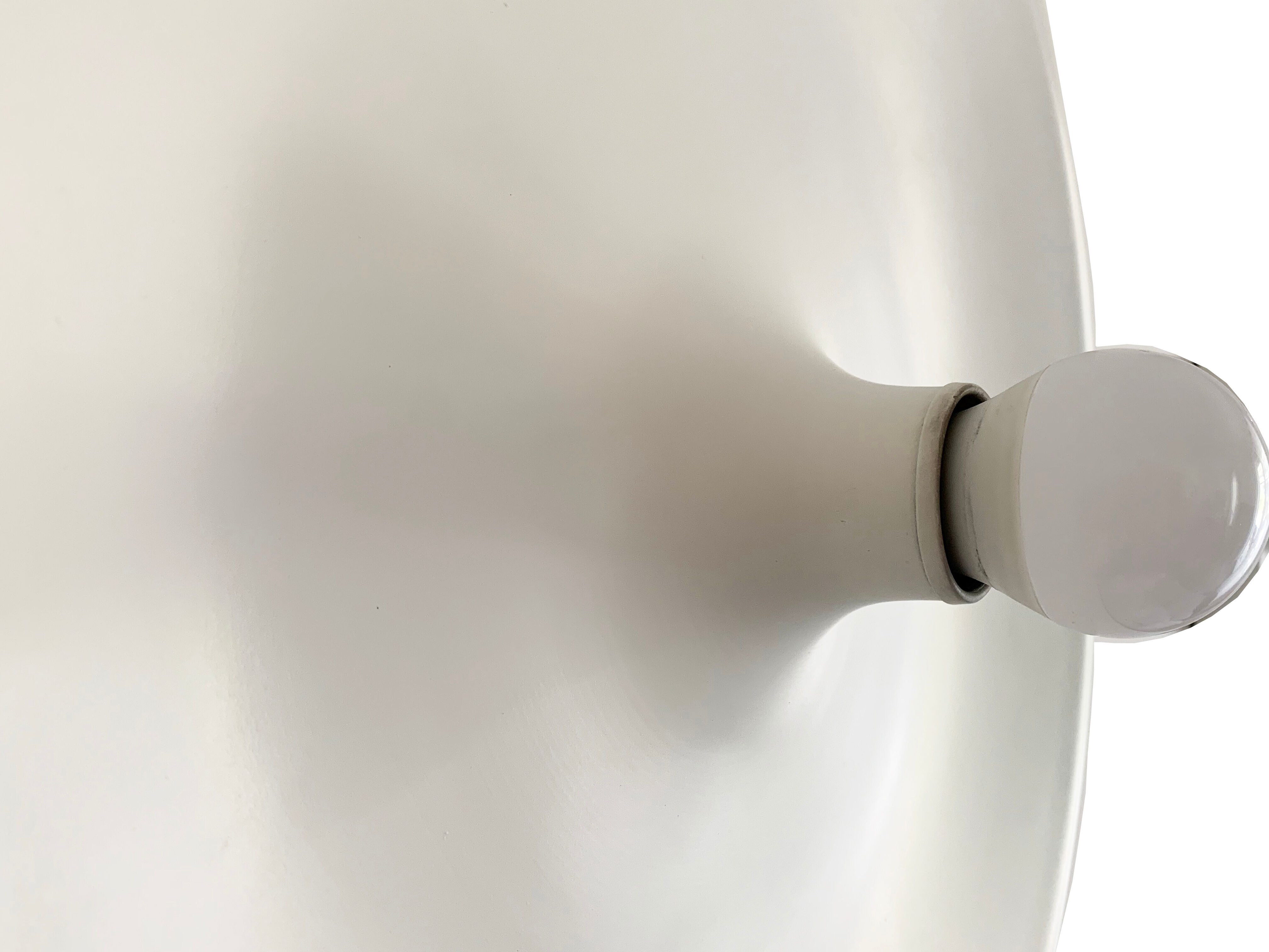 Very Large White Space Age Lamp - Produced Staff Leuchten -  Wall Or Ceiling Lights - 1970s