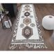 Vintage Turkish Oushak Handmade Wool Runner 100x365