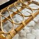 Two rattan bedside tables
