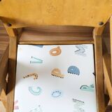 Potty chair, wooden armchair for children, Baumann style