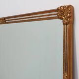 Large 20th century rectangle gilded Deknudt mirror in Baroque style, Belgiu
