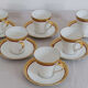 6 coffee cups and porcelain cup Hertel Jacob Bavaria Germany