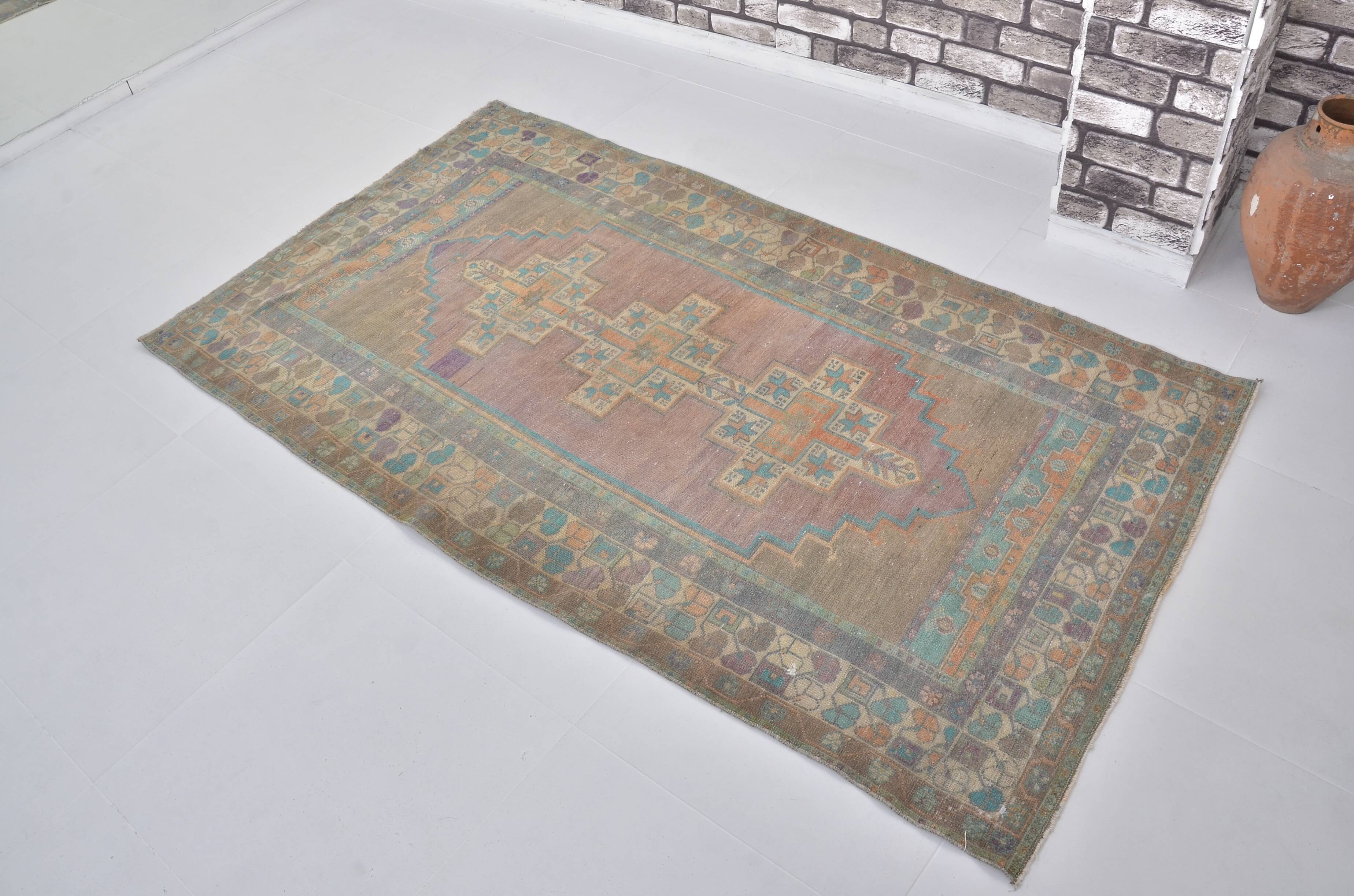 Red & Brown Turkish Wool Rug sku 2488