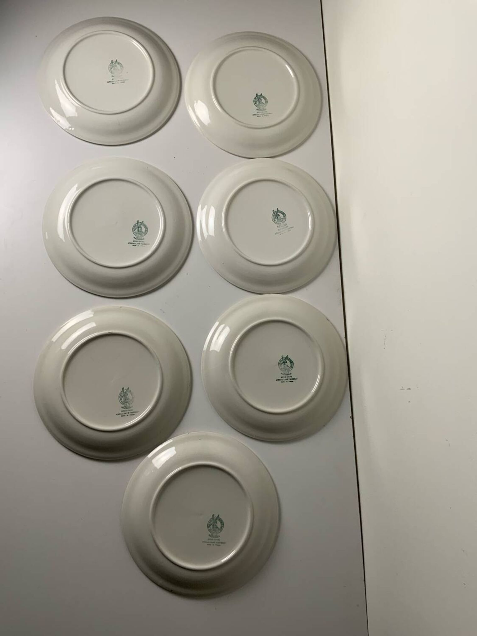 Vintage plates from the 1980s