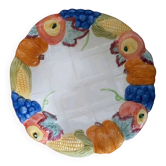 Collectible pie dish, Barbotine