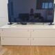 Meuble TV Ligne Roset, blanc laqué
