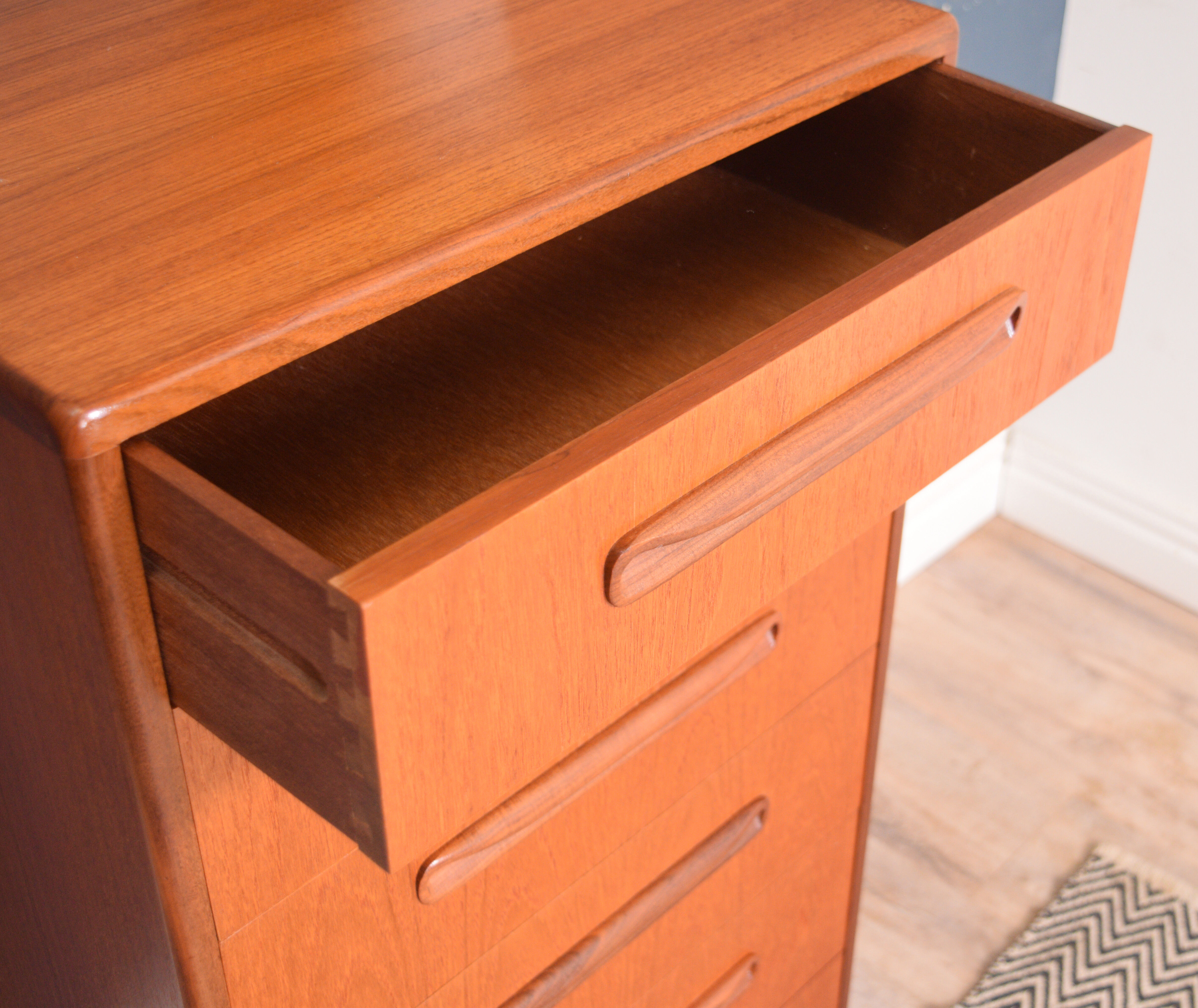 G-Plan Fresco teak 6 drawer chest of drawers