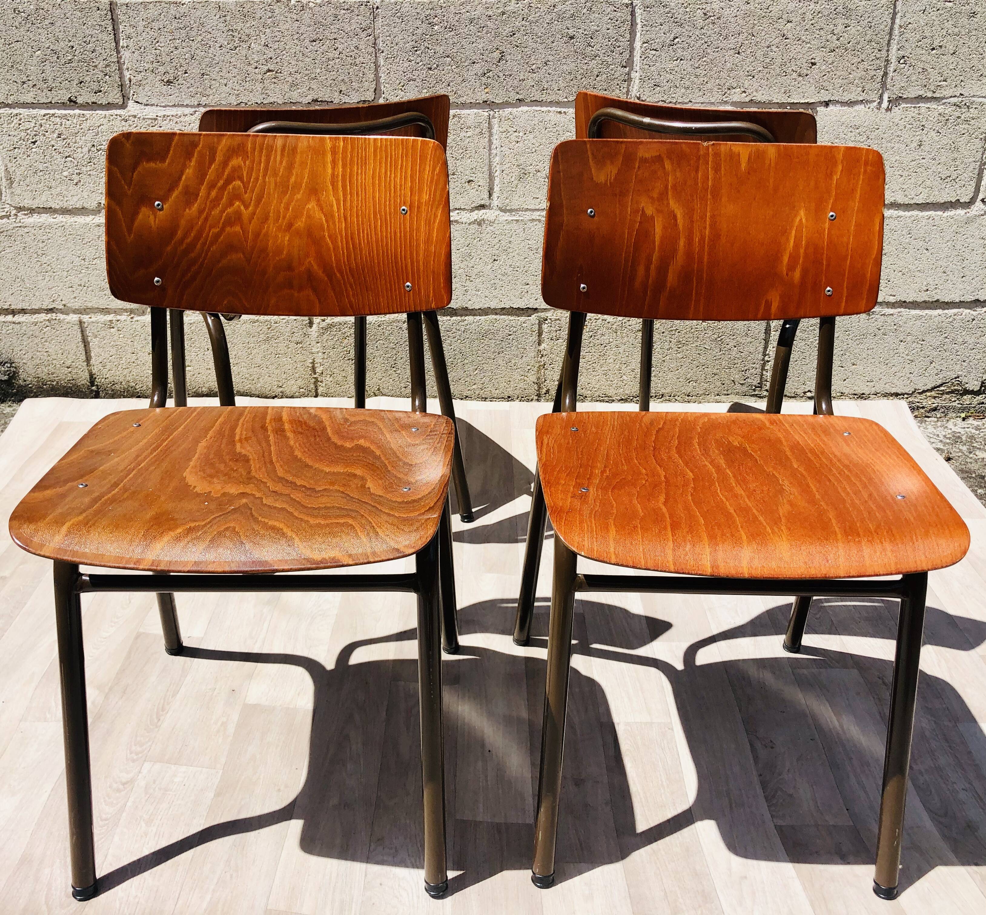 Set of 4 vintage Marko chairs