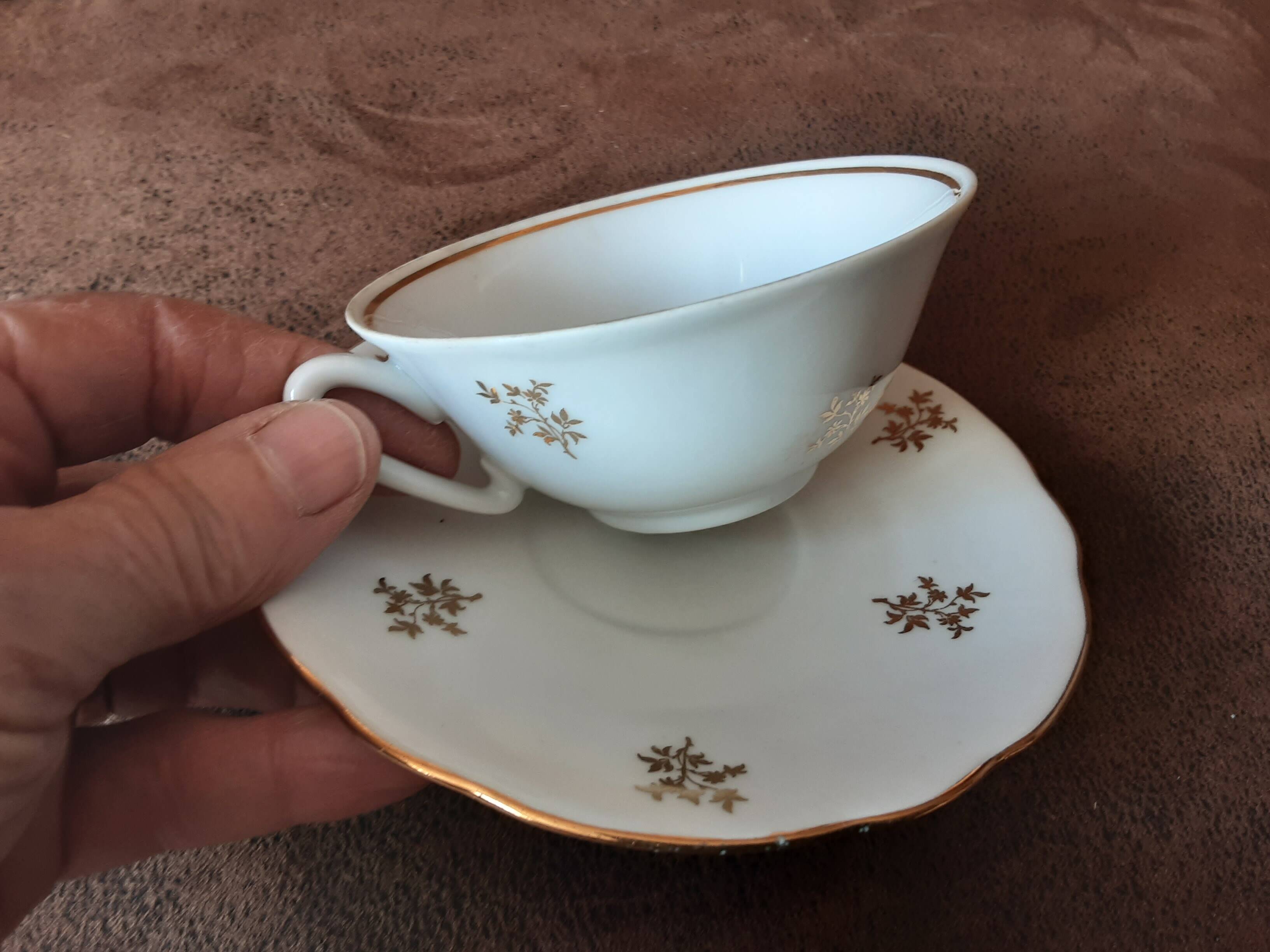Luxury porcelain coffee service from the National Company