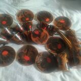 Ceramic coffee service Quimper Quercy