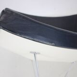 Set of Two Leather Original George Nelson Coconut Chairs, Vitra