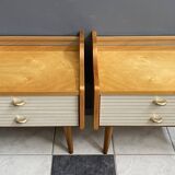 Set of 2 1960s nightstands