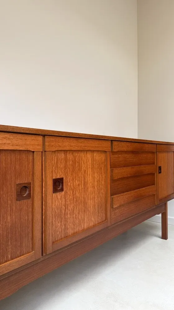 Vintage Teak Wood Sideboard