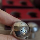 Salière et poivrière en argent - Saint Médard