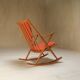Fauteuil à bascule par Frank Reenskaug pour Bramin, 1958