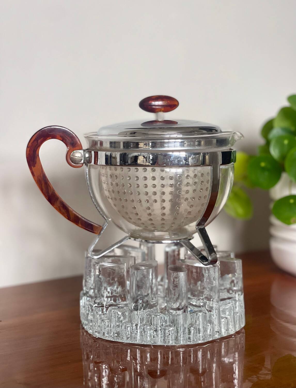 Porte-bougie vintage  "Bel Mondo" 1970’s.