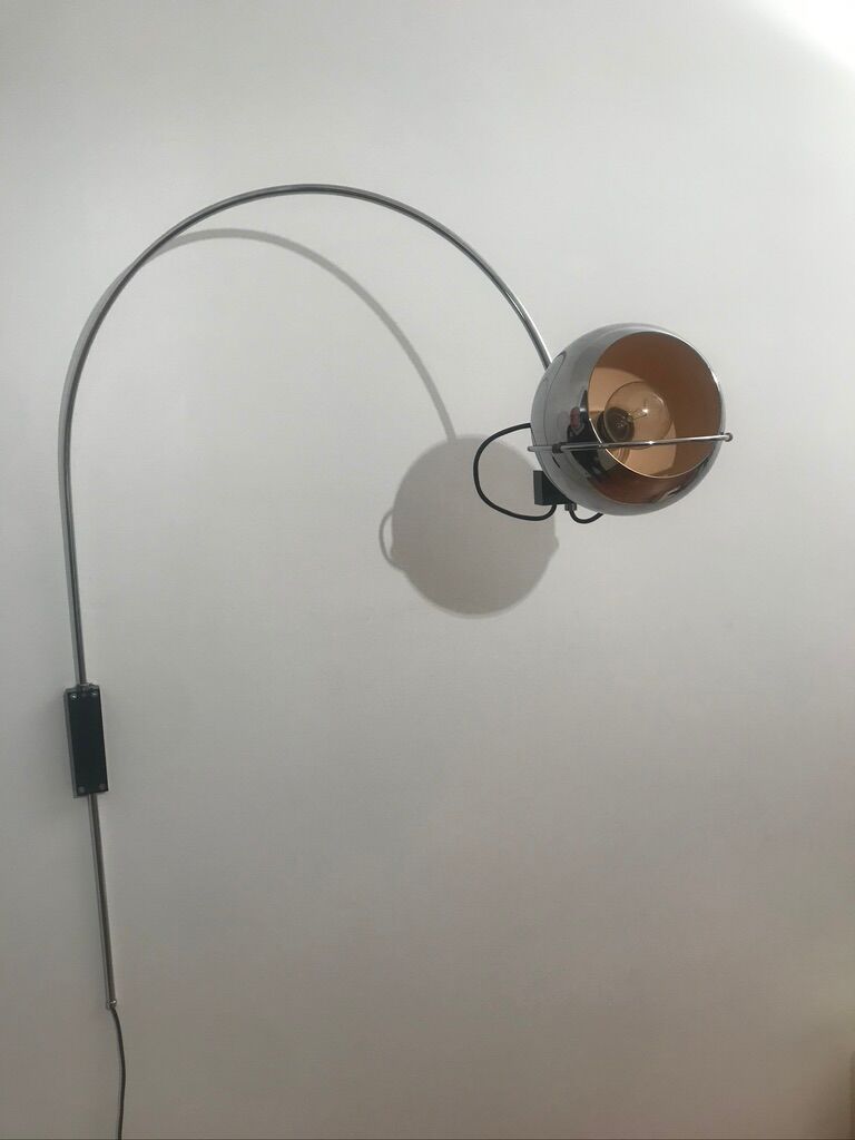Wall lamp "eyeball" by Goffredo Reggiani