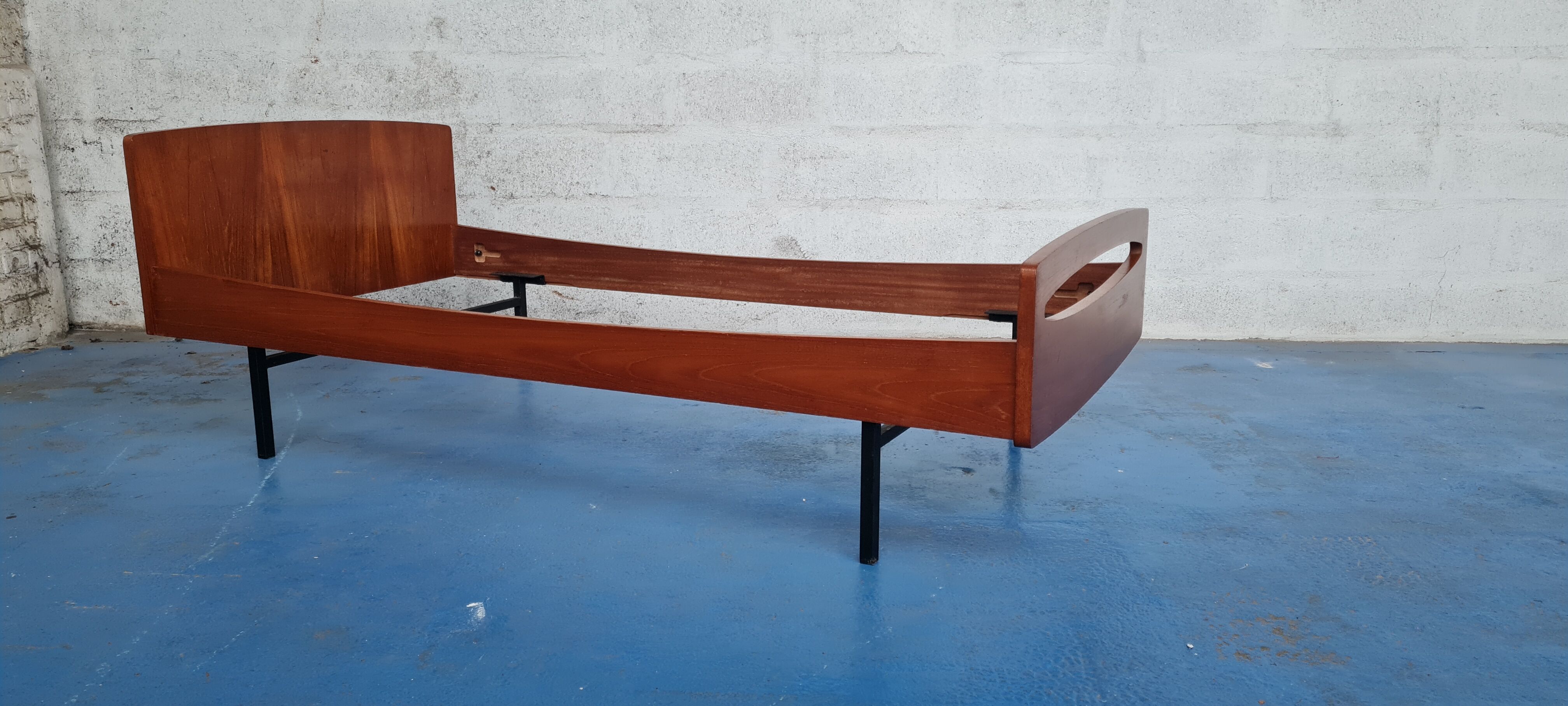 Scandinavian teak bed