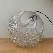 Baladeuse globe vintage en verre XL