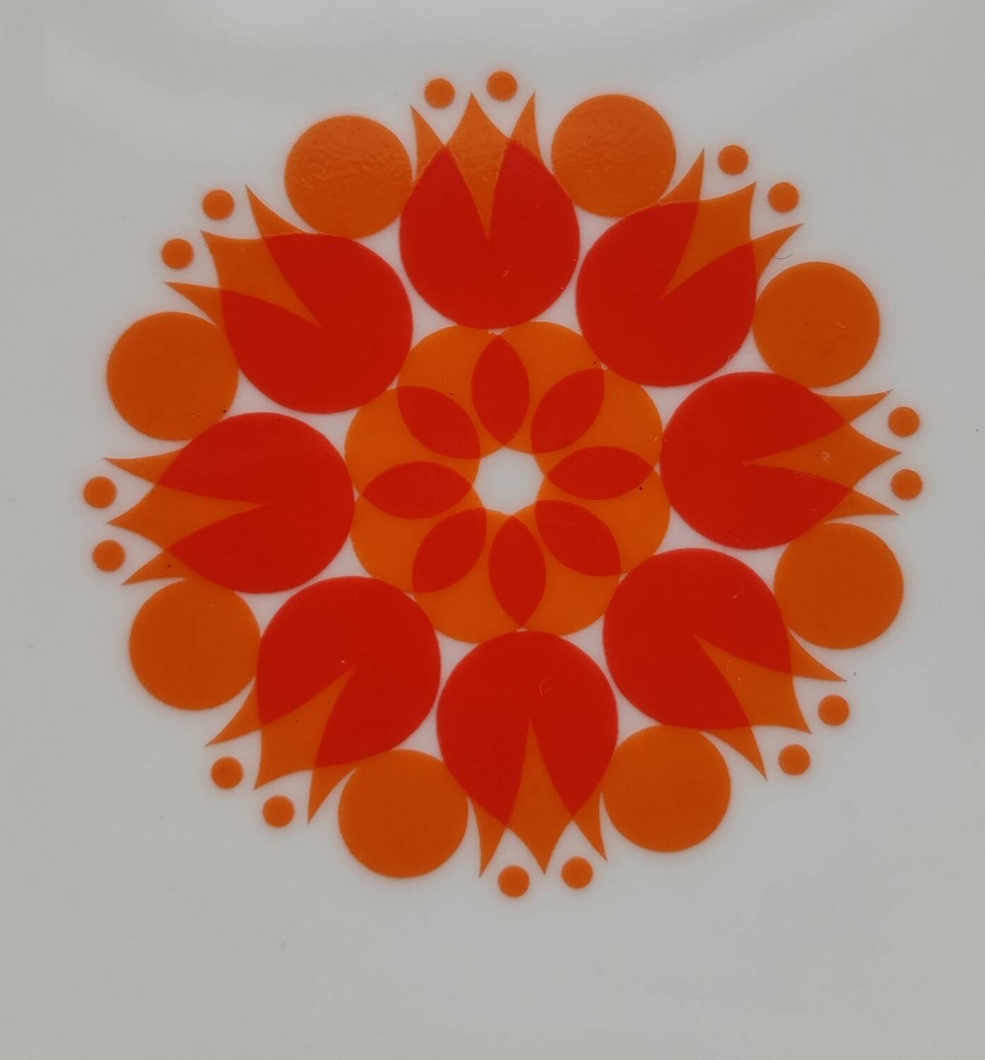 Old Tableware Service Seventies Orange Hans Théo Baumann For Thomas Germany