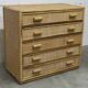 Rattan chest of drawers with 5 drawers from the 1970s.
