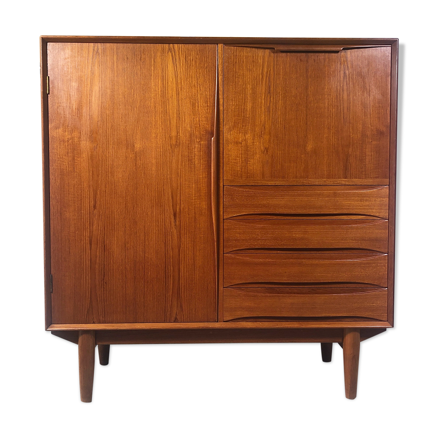 Meuble bar en teck par Arne Vodder 1960