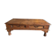 Solid wood coffee table