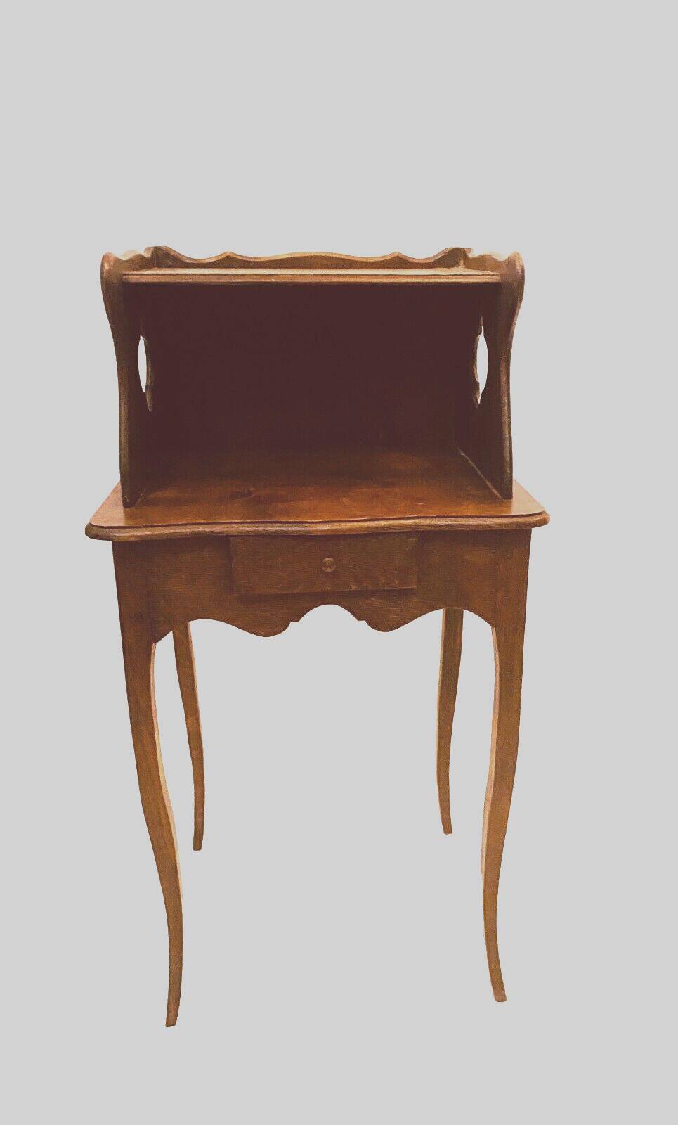 Louis XV style bedside table in solid oak 19th century