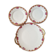 Limoges porcelain by André François (1919-1934) - 12 plates + 1 dish