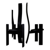 Set of Golem Chairs by Vico Magistretti for Poggi Pavia, 1968