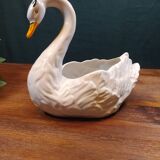 White Swan Cache Pot / Vase