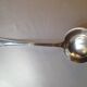 Cream ladle, Christofle, Boreal model in silver metal