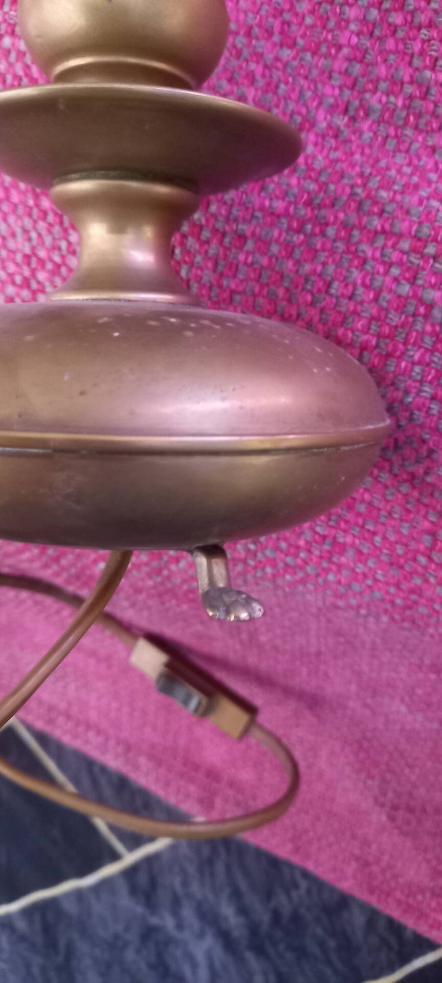 Lampe de chevet laiton