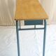 Vintage desk with 2 metal lockers and chair