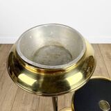 Cendrier sur pied laiton design années 50