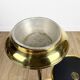 1950s design brass standing ashtray
