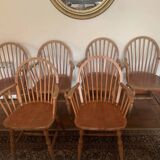 6 Windsor armchairs