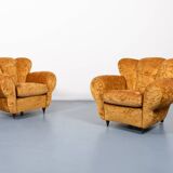 Pair of lounge chairs from Arredementi Borsani, 1940’s Italy