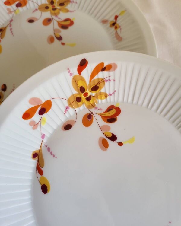 6 Assiettes à Dessert en Porcelaine Haviland France Limoges