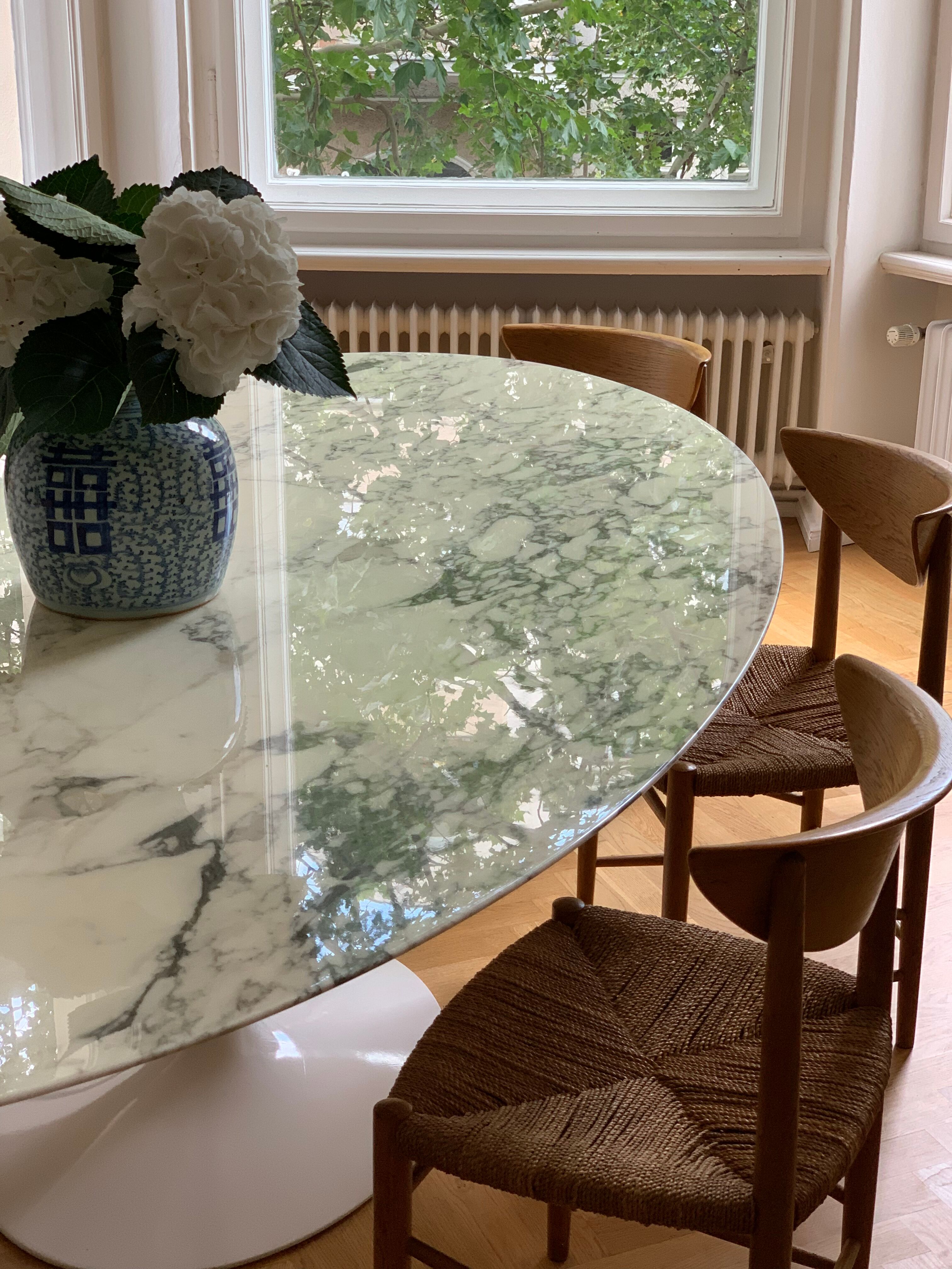 Set of 8 oak dining chairs model 316 by Peter Hvidt & Orla Mølgaard Nielsen for Søborg Mobler