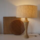 Vintage stone lamp reconstituted 1970
