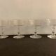 4 coupes à champagne en cristal taillé et soufflé