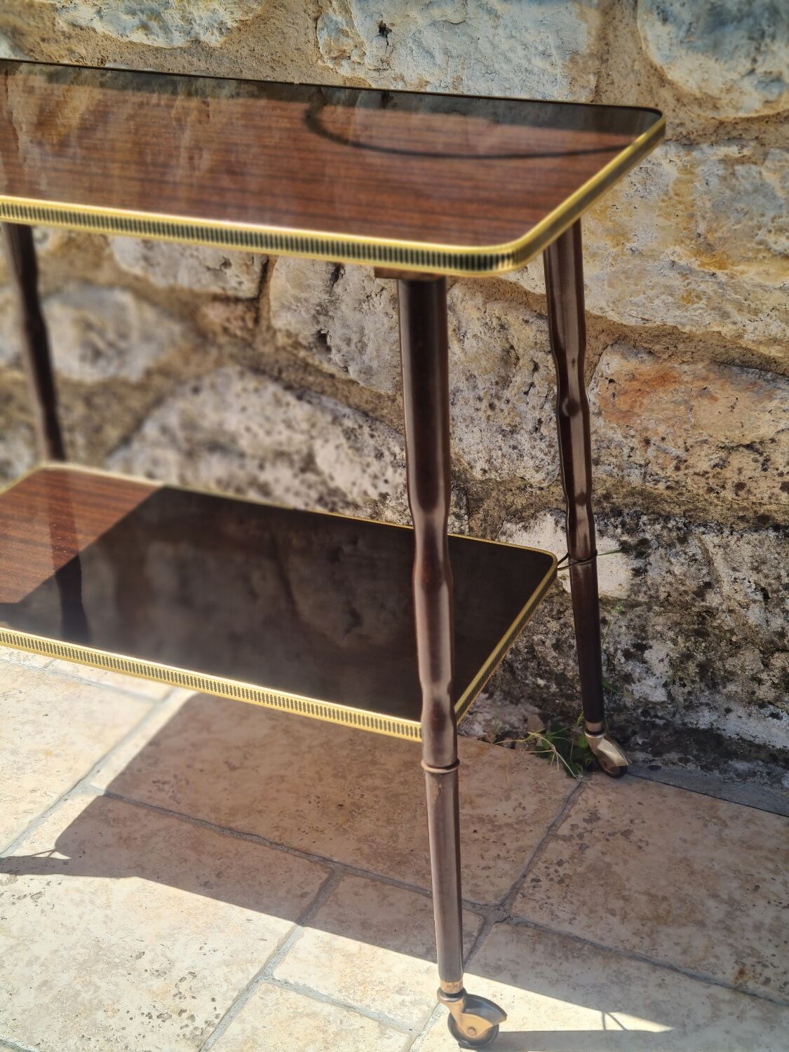 Vintage serving trolley from the 70s