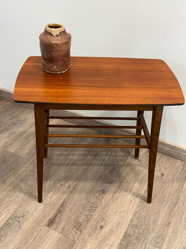 Table basse scandinave en teck années 60