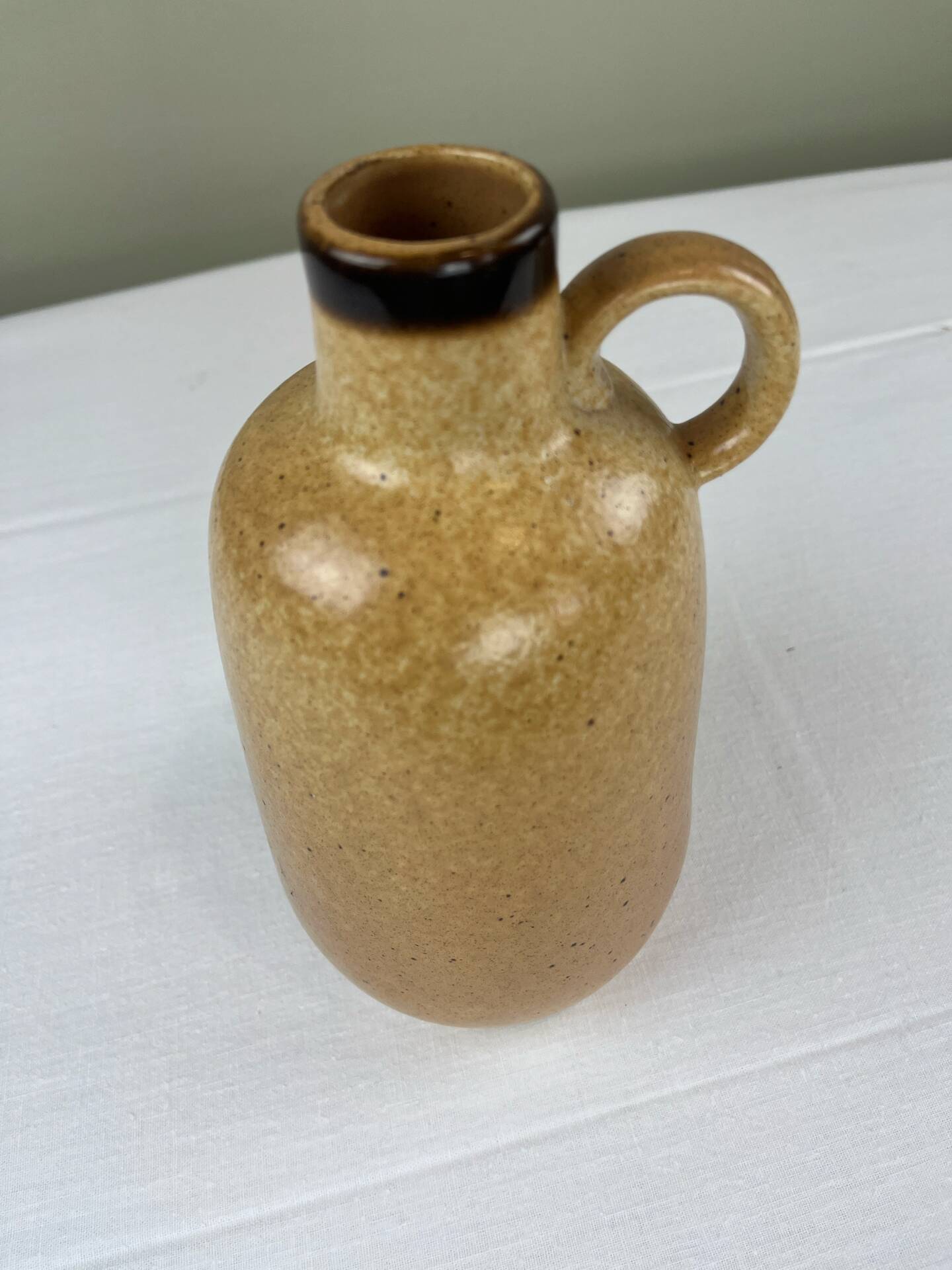 Glazed stoneware jug
